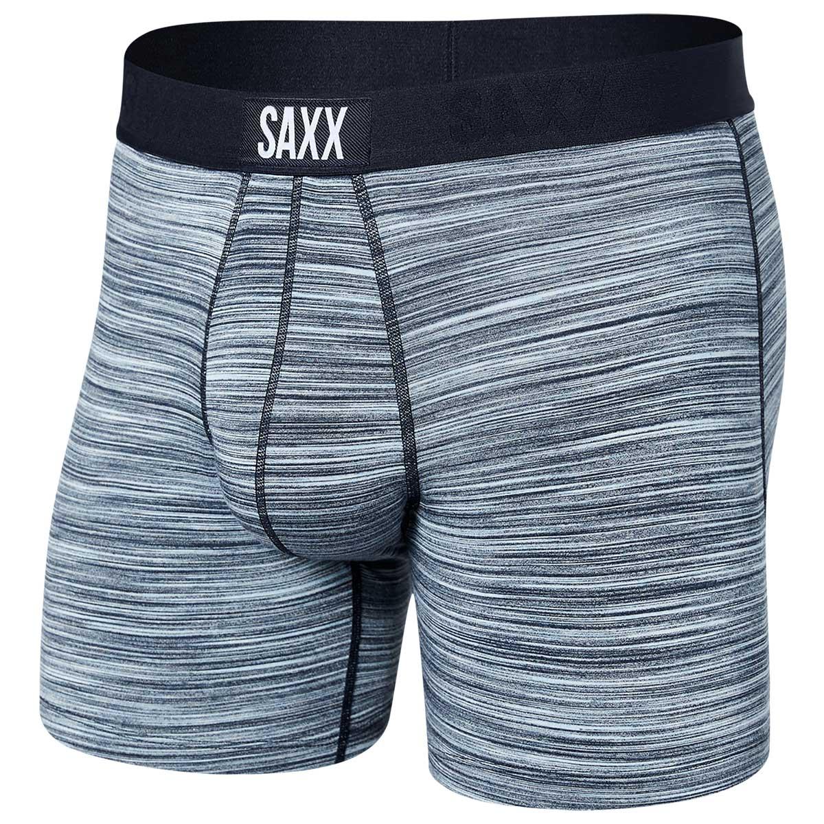 Saxx Vibe Boxer Brief Men's in Spacedye Heather Blue